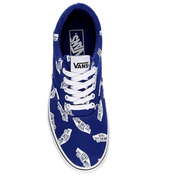 NEW Vans Off The Wall Doheny Mens Blue Skater Shoe